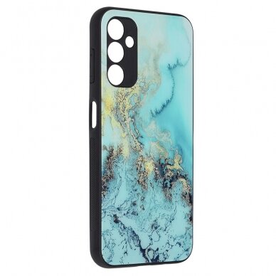 [Užsakomoji prekė] Dėklas skirtas Samsung Galaxy A14 5G - Techsuit Glaze Series - Mėlynas Ocean HGH275 5