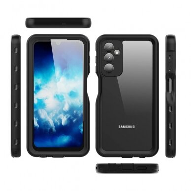 [Užsakomoji prekė] Dėklas Samsung Galaxy A25 5G - ShellBox Waterproof IP68 Case - Juodas 1