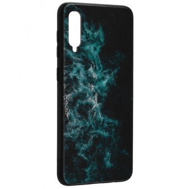 [Užsakomoji prekė] Dėklas skirtas Samsung Galaxy A30s / A50 / A50s - Techsuit Glaze Series - Mėlynas Nebula 1