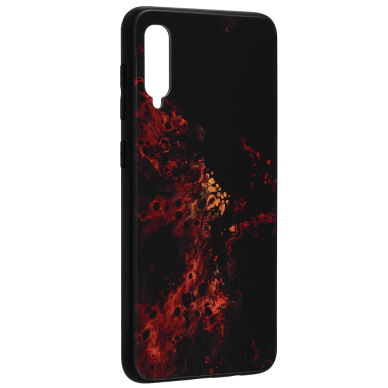 [Užsakomoji prekė] Dėklas skirtas Samsung Galaxy A30s / A50 / A50s - Techsuit Glaze Series - Raudonas Nebula  1