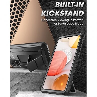 [Užsakomoji prekė] Telefono dėklas Samsung Galaxy A33 5G - Supcase Unicorn Beetle Pro - Juodas  2