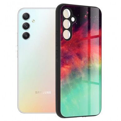 [Užsakomoji prekė] Telefono dėklas Samsung Galaxy A34 5G - Techsuit Glaze Series - Fiery Ocean