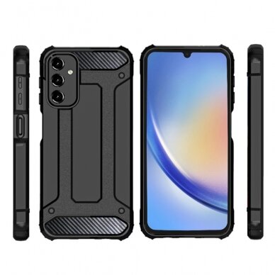 [Užsakomoji prekė] Dėklas skirtas Samsung Galaxy A34 5G - Techsuit Hybrid Armor - Juodas  1