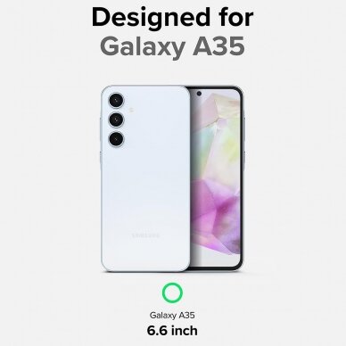 [Užsakomoji prekė] Dėklas Samsung Galaxy A35 5G - Ringke Fusion X - Juodas 5