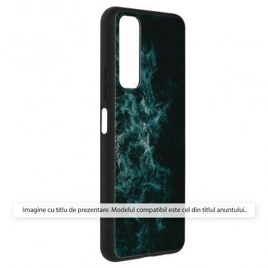 [Užsakomoji prekė] Dėklas Samsung Galaxy A35 5G - Techsuit Glaze Series - Mėlynas Nebula