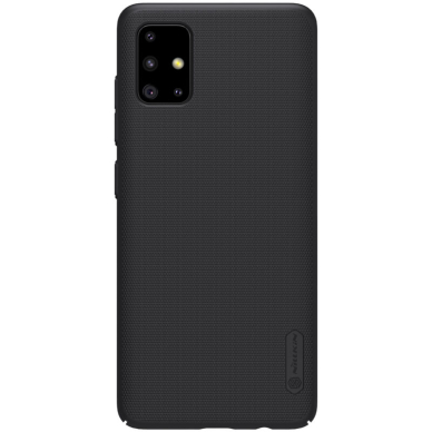 [Užsakomoji prekė] Dėklas skirtas Samsung Galaxy A51 4G - Nillkin Super Frosted Shield - Juodas