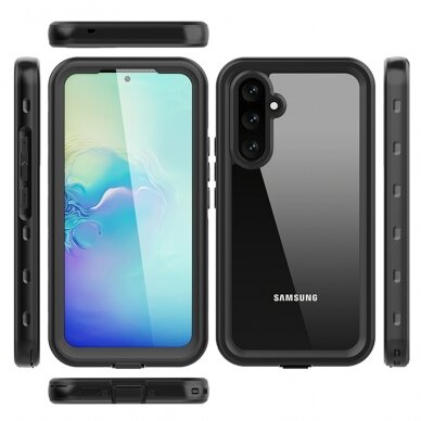 [Užsakomoji prekė] Dėklas Samsung Galaxy A54 - ShellBox Waterproof IP68 Case - Juodas 1