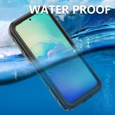 [Užsakomoji prekė] Dėklas Samsung Galaxy A54 - ShellBox Waterproof IP68 Case - Juodas 2