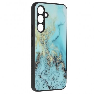 [Užsakomoji prekė] Dėklas skirtas Samsung Galaxy A54 - Techsuit Glaze Series - Mėlynas Ocean  5