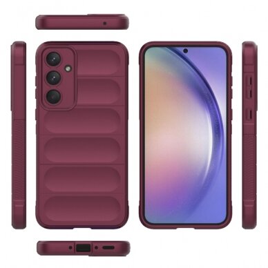 [Užsakomoji prekė] Dėklas Samsung Galaxy A54 - Techsuit Magic Shield - Bordo 1