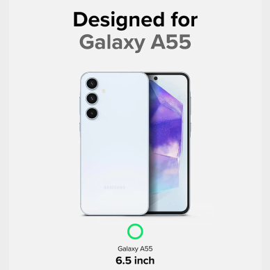 [Užsakomoji prekė] Dėklas Samsung Galaxy A55 5G - Ringke Fusion X - Juodas 4