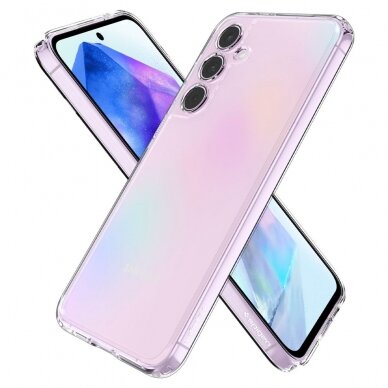 [Užsakomoji prekė] Dėklas Samsung Galaxy A55 5G - Spigen Ultra Hybrid - Permatomas 1