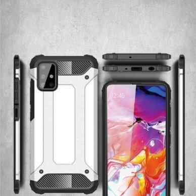 [Užsakomoji prekė] Dėklas skirtas Samsung Galaxy A71 4G -Techsuit Hybrid Armor - Juodas 1