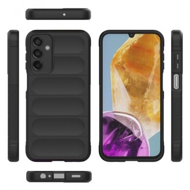 [Užsakomoji prekė] Dėklas Samsung Galaxy M15 - Techsuit Magic Shield - Juodas 1