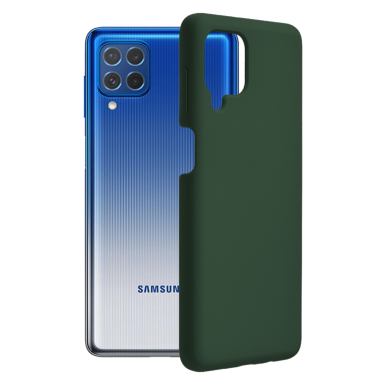 [Užsakomoji prekė] Dėklas skirtas Samsung Galaxy M62/ F62 - Techsuit Soft Edge Silicone - Tamsiai Žalias