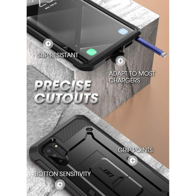 [Užsakomoji prekė] Dėklas skirtas Samsung Galaxy Note 10 Plus / Note 10 Plus 5G - Supcase Unicorn Beetle Pro - Juodas 4