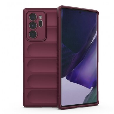 [Užsakomoji prekė] Dėklas Samsung Galaxy Note 20 Ultra 4G / Note 20 Ultra 5G - Techsuit Magic Shield - Bordo