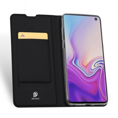 [Užsakomoji prekė] Dėklas skirtas Samsung Galaxy S10 - Dux Ducis Skin Pro - Juodas 4