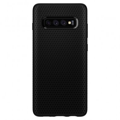 [Užsakomoji prekė] Dėklas skirtas Samsung Galaxy S10 Plus - Spigen Liquid Air - Matte Juodas 1