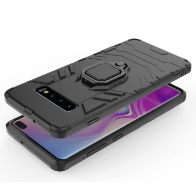 [Užsakomoji prekė] Dėklas skirtas Samsung Galaxy S10 Plus - Techsuit Silicone Shield - Juodas 10