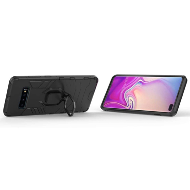 [Užsakomoji prekė] Dėklas skirtas Samsung Galaxy S10 Plus - Techsuit Silicone Shield - Juodas 9