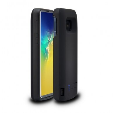 [Užsakomoji prekė] Dėklas skirtas Samsung Galaxy S10e cu Baterie de 5000mAh - Techsuit Power Pro - Juodas 1