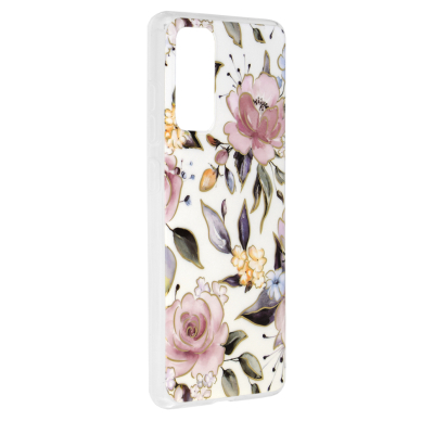 [Užsakomoji prekė] Telefono dėklas Samsung Galaxy S20 FE / S20 FE 5G - Techsuit Marble Series - Chloe Baltas 1