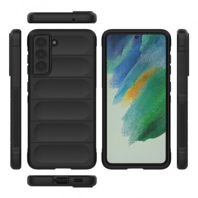 [Užsakomoji prekė] Dėklas Samsung Galaxy S21 FE 5G - Techsuit Magic Shield - Juodas 1