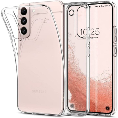 [Užsakomoji prekė] Dėklas skirtas Samsung Galaxy S22 5G - Spigen Liquid Crystal - permatomas