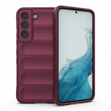 [Užsakomoji prekė] Dėklas Samsung Galaxy S22 5G - Techsuit Magic Shield - Bordo