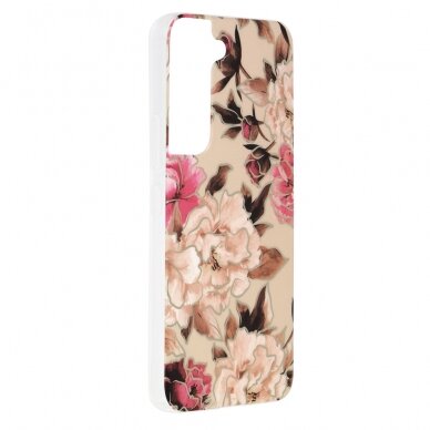 [Užsakomoji prekė] Dėklas skirtas Samsung Galaxy S22 5G - Techsuit Marble Series - Mary Berry Nude  1