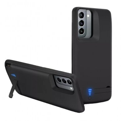 [Užsakomoji prekė] Dėklas skirtas Samsung Galaxy S22 Plus 5G cu Baterie de 5000mAh - Techsuit Power Pro - Juodas 1