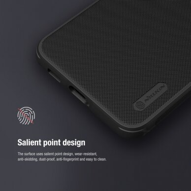 [Užsakomoji prekė] Dėklas skirtas Samsung Galaxy S22 Plus 5G - Nillkin Super Frosted Shield Pro - Juodas  4