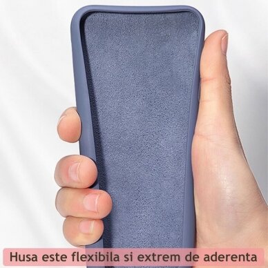 [Užsakomoji prekė] Dėklas skirtas Samsung Galaxy S22 Ultra 5G - Techsuit Soft Edge Silicone - Denim Mėlynas  4