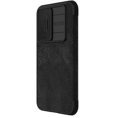 [Užsakomoji prekė] Dėklas Samsung Galaxy S23 FE - Nillkin Qin Pro Leather Case - Juodas 2