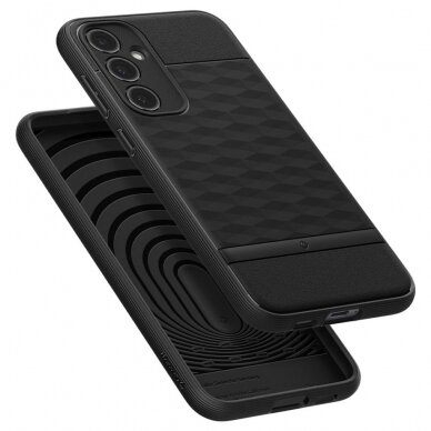 [Užsakomoji prekė] Dėklas Samsung Galaxy S23 FE - Spigen Caseology Parallax - Matte Juodas 4