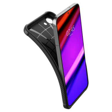 [Užsakomoji prekė] Dėklas skirtas Samsung Galaxy S23 - Spigen Rugged Armor - Juodas  3