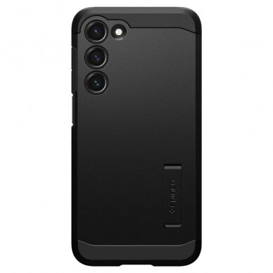 [Užsakomoji prekė] Dėklas skirtas Samsung Galaxy S23 - Spigen Tough Armor - Juodas YKR801 1