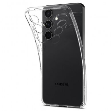 [Užsakomoji prekė] Dėklas Samsung Galaxy S24 Plus - Spigen Liquid Crystal - Permatomas 6