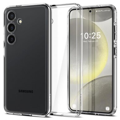 [Užsakomoji prekė] Dėklas Samsung Galaxy S24 - Spigen Ultra Hybrid - Permatomas