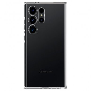 [Užsakomoji prekė] Dėklas Samsung Galaxy S24 Ultra - Spigen Liquid Crystal - Permatomas 4