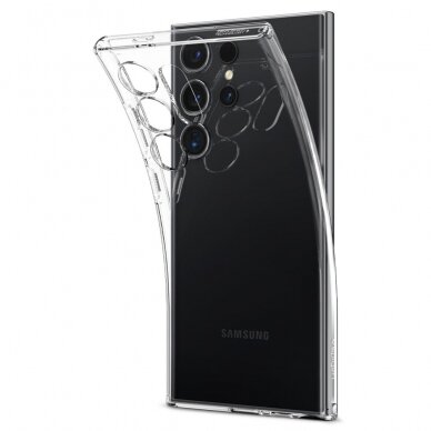 [Užsakomoji prekė] Dėklas Samsung Galaxy S24 Ultra - Spigen Liquid Crystal - Permatomas 5