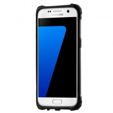 [Užsakomoji prekė] Dėklas skirtas Samsung Galaxy S7 Edge - Techsuit Hybrid Armor - Juodas 8