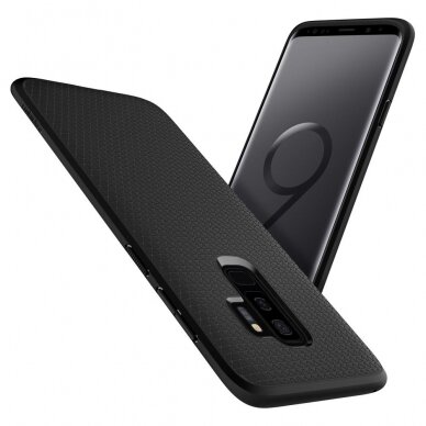 [Užsakomoji prekė] Dėklas skirtas Samsung Galaxy S9 Plus - Spigen Liquid Air - Matte Juodas 1