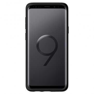 [Užsakomoji prekė] Dėklas skirtas Samsung Galaxy S9 Plus - Spigen Liquid Air - Matte Juodas 6