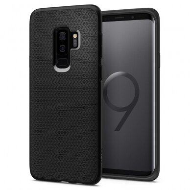 [Užsakomoji prekė] Dėklas skirtas Samsung Galaxy S9 Plus - Spigen Liquid Air - Matte Juodas