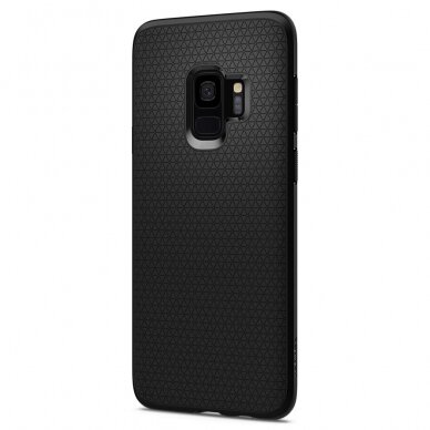 [Užsakomoji prekė] Dėklas skirtas Samsung Galaxy S9 - Spigen Liquid Air - Matte Juodas 4