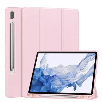 [Užsakomoji prekė] Dėklas Samsung Galaxy Tab A9 Plus - Techsuit Flex Trifold - rožinis