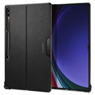 [Užsakomoji prekė] Dėklas Samsung Galaxy Tab S8 Ultra / S9 Ultra - Spigen Thin Fit Pro - Juodas 2