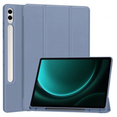 [Užsakomoji prekė] Dėklas Samsung Galaxy Tab S9 FE Plus - Techsuit Flex Trifold - Purpurinis